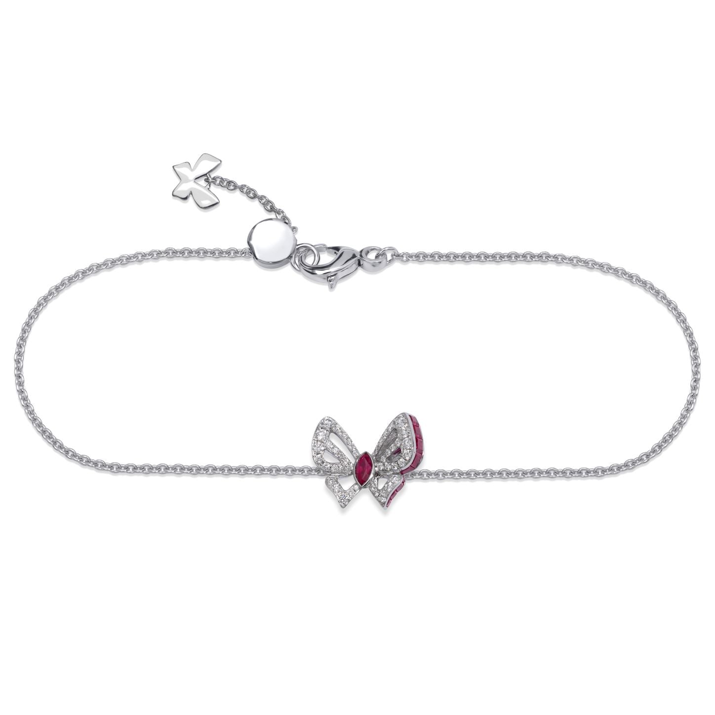 MADEMOISELLE B. Ruby Chain Bracelet
