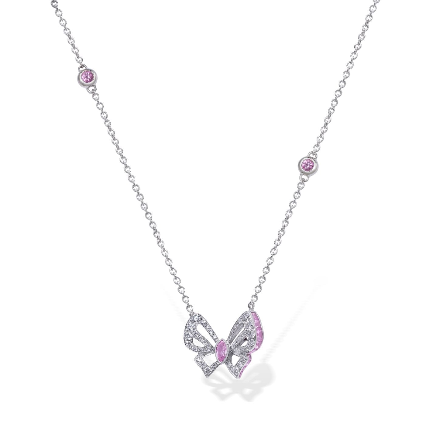 MADEMOISELLE B. Pink Sapphire Necklace