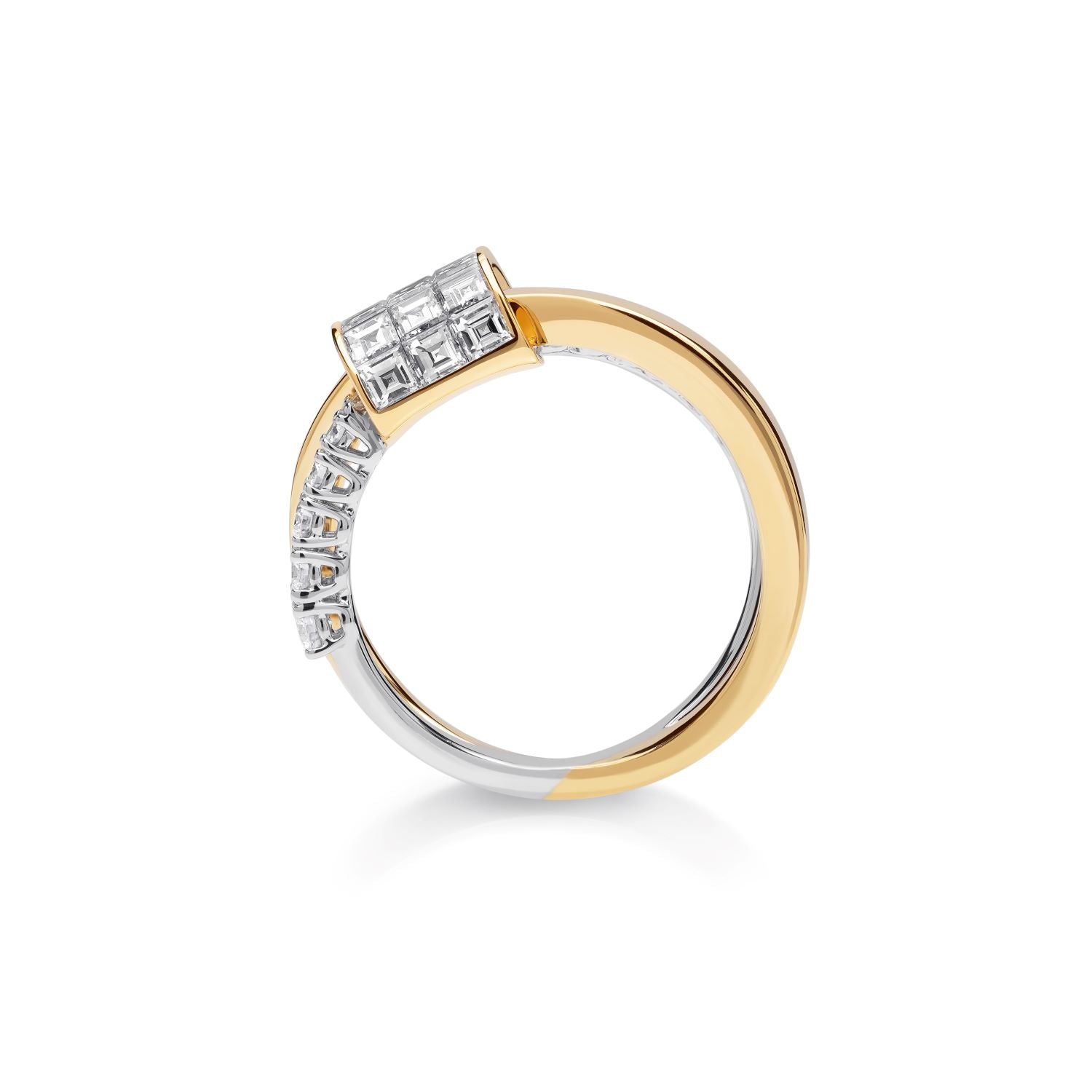 HOLD ON TIGHT Bicolor Diamantring