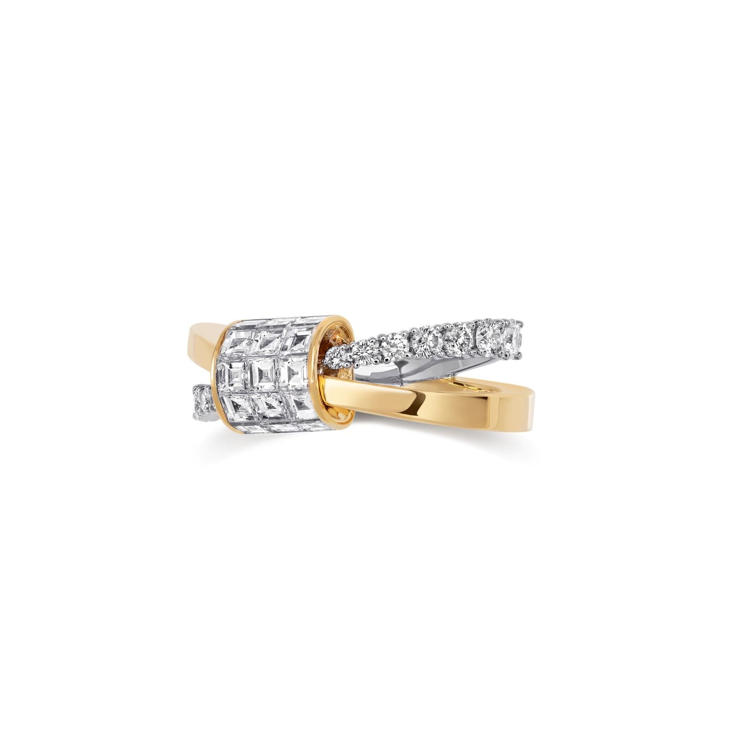 HOLD ON TIGHT Bicolor Diamantring