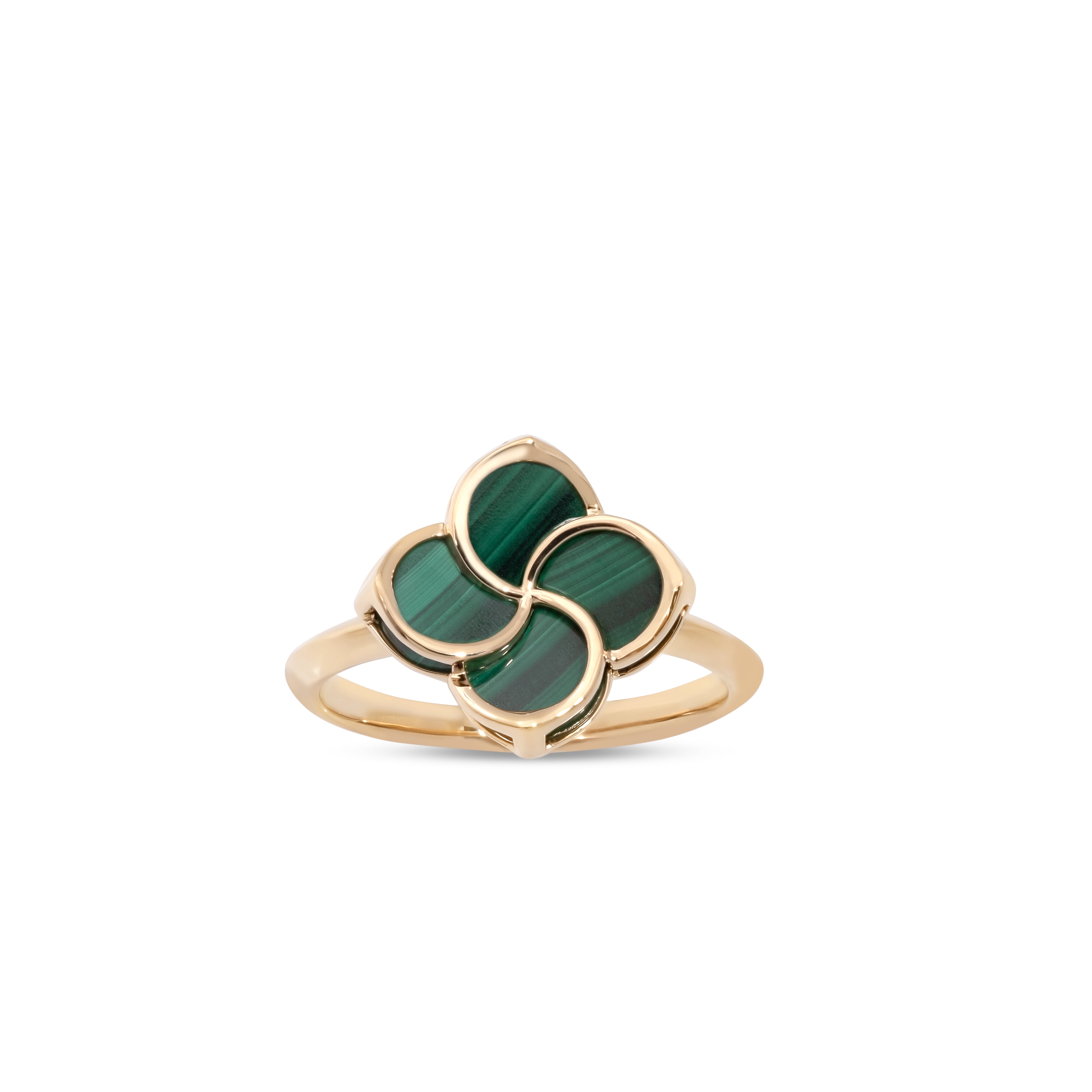 FLUMINA mini Ring with Malachite